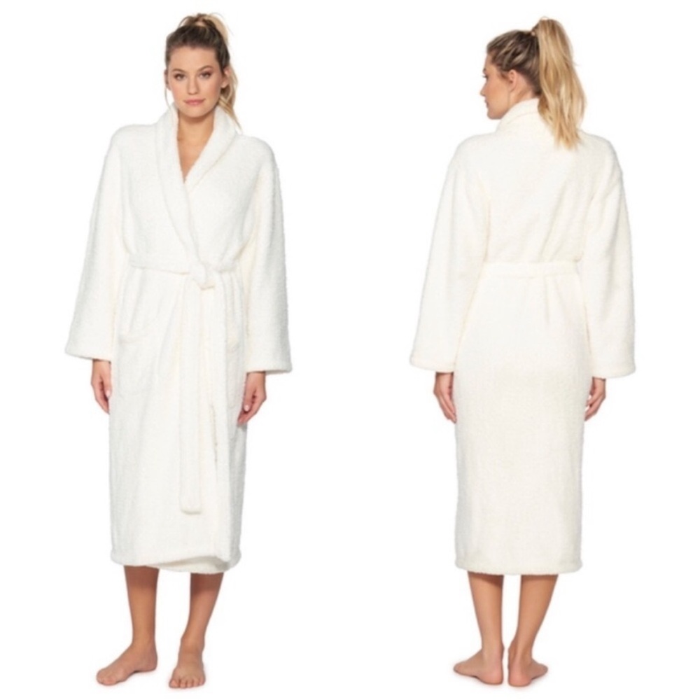 Barefoot Dreams‎ Cozy Chic White Robe Size 3 Large Soft Comfortable Lounge